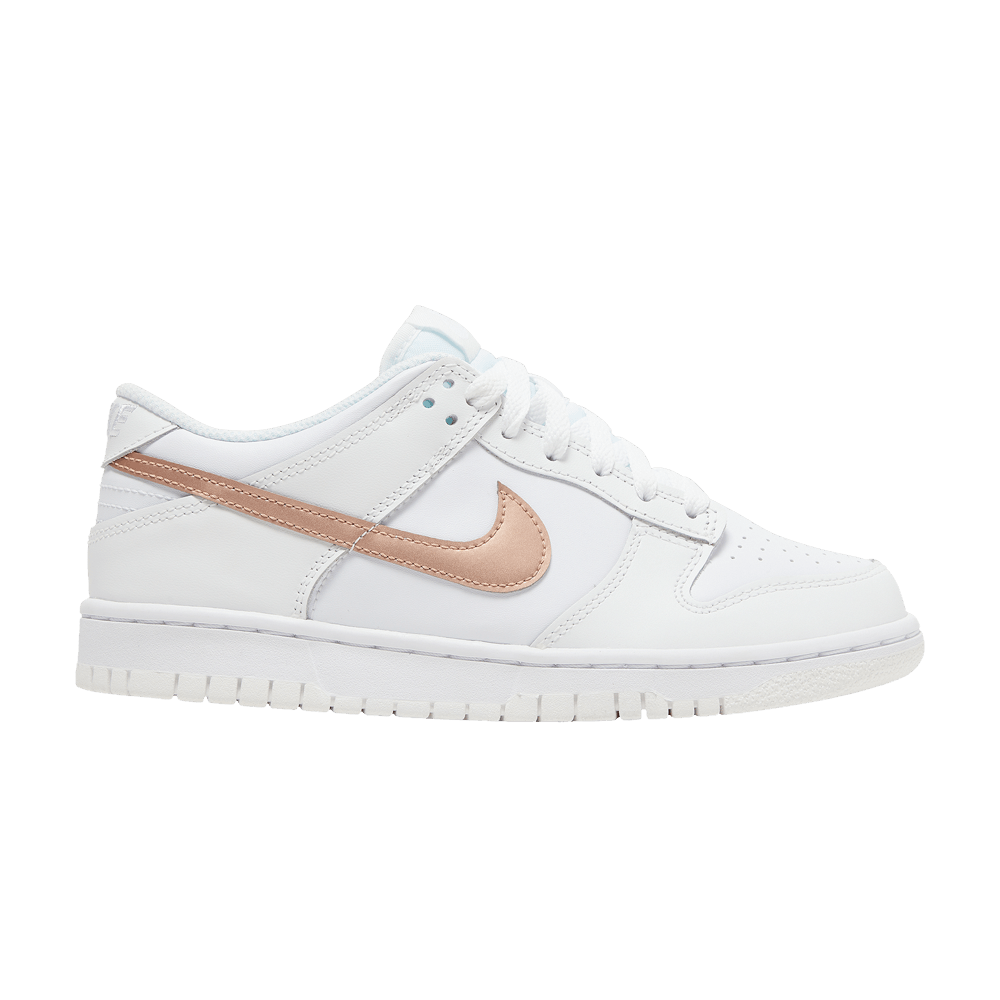 Dunk Low White Metallic Red Bronze