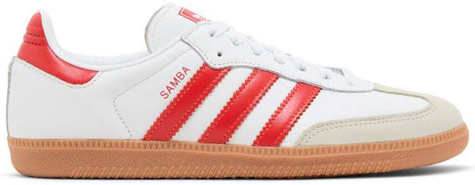 Adidas Samba White Solar Red Gum