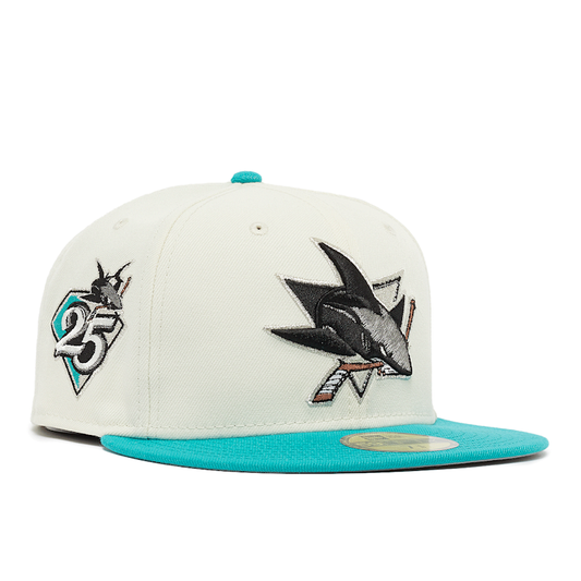 Coming Soon New Era MLB Chrome Pack 59Fifty San Jose Sharks Cap