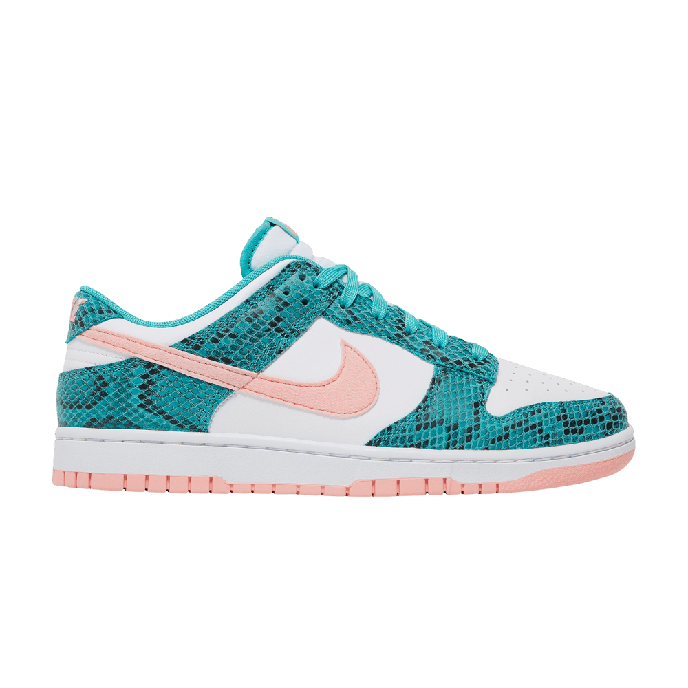 Dunk Low Washed Teal Snakeskin