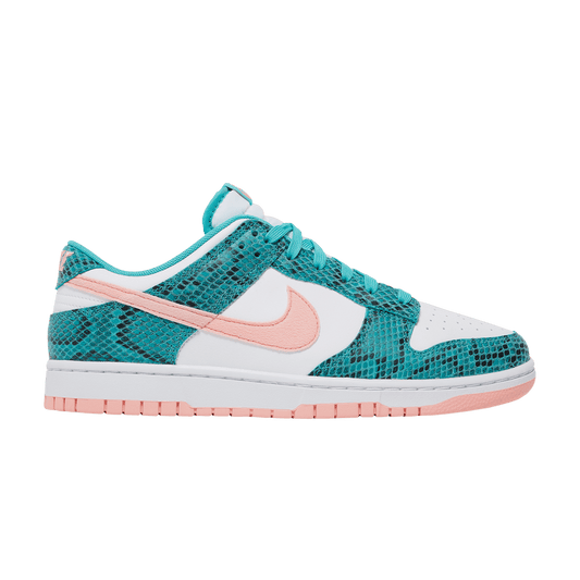 Dunk Low Washed Teal Snakeskin