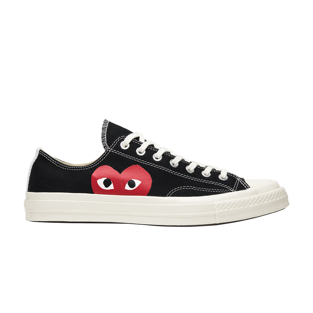 Comme Des Garcons Play x Chuck 70 Low Single Heart Black