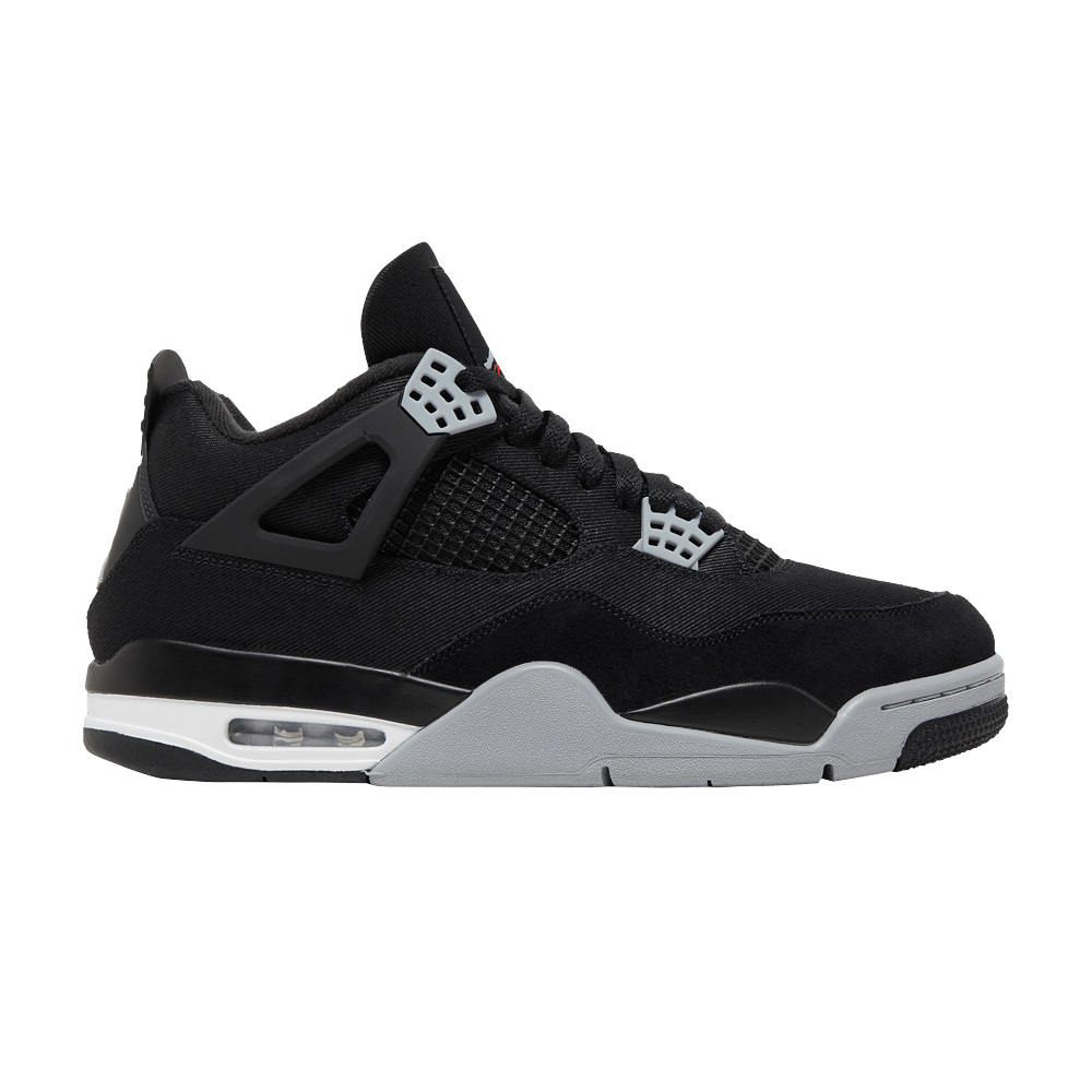 Jordan 4 Black Canvas