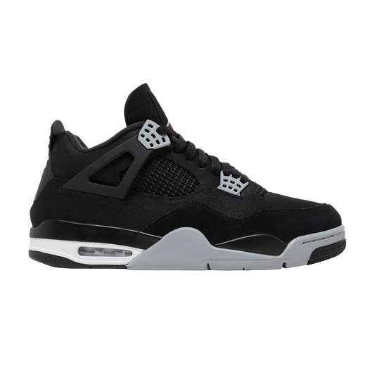 Jordan 4 Black Canvas